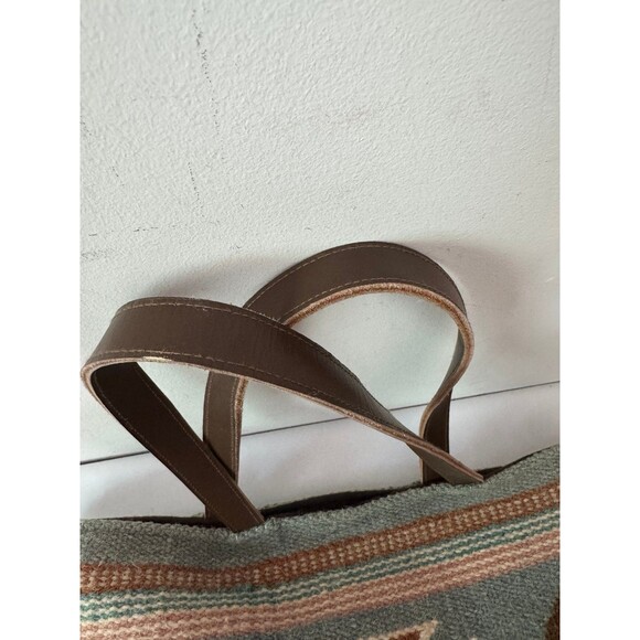 SCULLY WOVEN SOUTHWESTERN MULTICOLOR WOOL TOTE - Picture 5 of 7